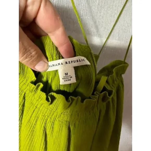GREEN BANANA REPUBLIC DRES SIZE MEDIUM - Picture 3 of 4
